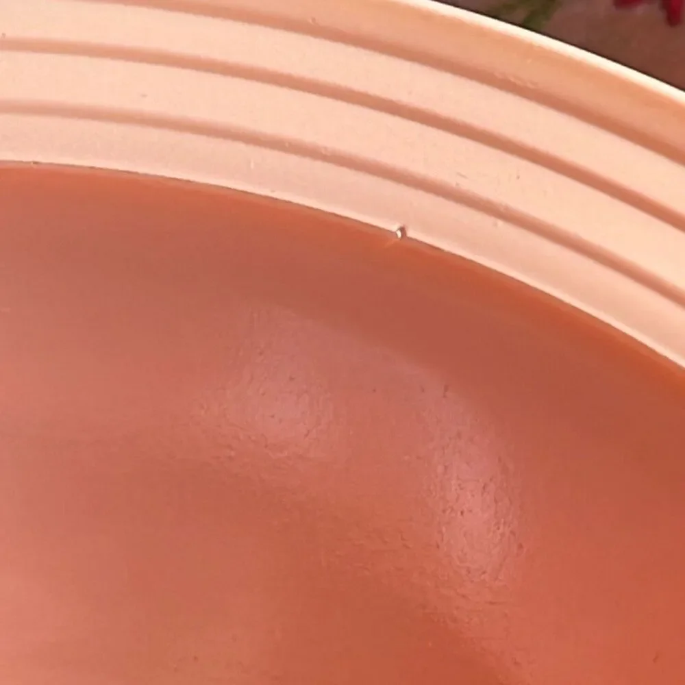 Vintage Hazel Atlas Moderntone Platonite Pastel pink bowls. Lot of 2